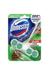 Domestos Wc Temizleyici Blok 5'li Güç Çam Ferahlığı