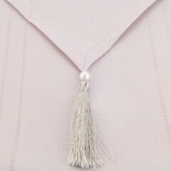 Soft Jakarlı Dokuma Runner - Bej - 35x140 cm