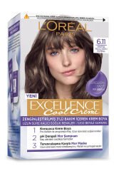 Excellence Saç Boyası Cool Creme 6.11 Ekstra Küllü Koyu Kumral