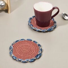 Soft Laetus Bardak Altlığı - Kiremit - 13x13 cm