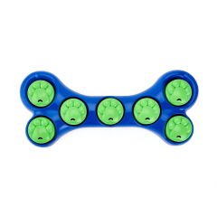 Köpek Ödül Puzzle Oyuncağı - Mavi / Yeşil - 39 cm