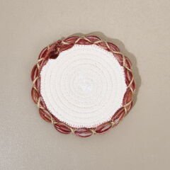 Soft Laetus Bardak Altlığı - Ekru - 13x13 cm