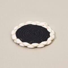 Soft Laetus Bardak Altlığı - Siyah - 13x13 cm