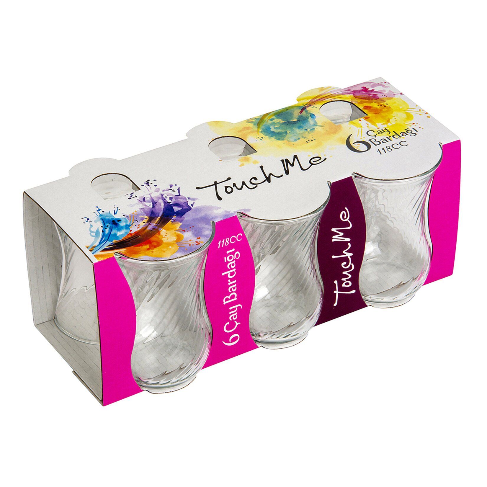 Touch Me Optikli Çay Bardağı 118Cc 6'lı