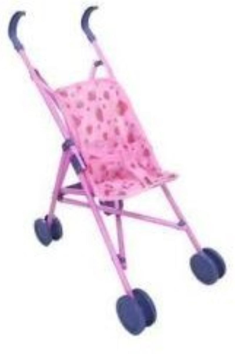 ÇOCUKLAR İÇİN OYUNCAK BEBEK ARABASI, PLASTİK PUSET KATLANIR ÇOCUK ARABASI