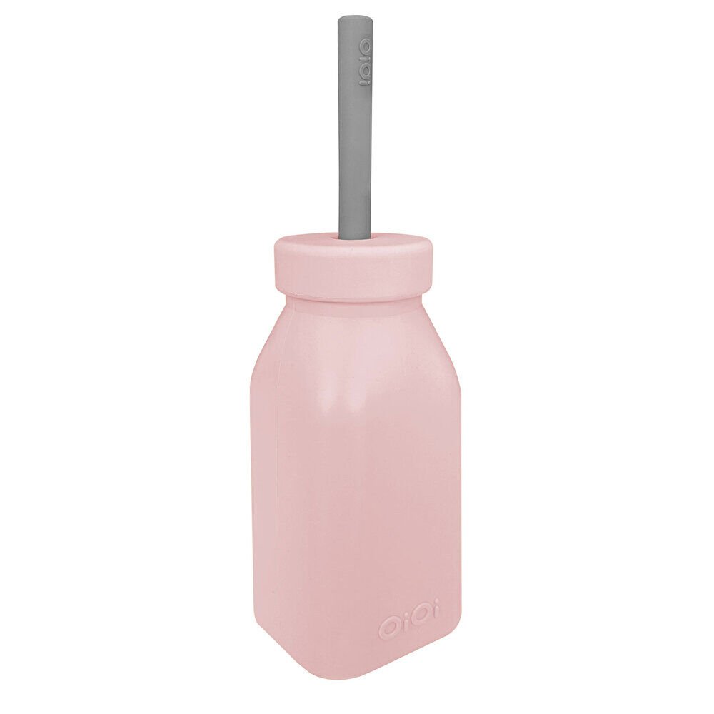 Şişe + Pipet Pinky Pink Powder Grey 1 Adet