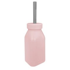 Şişe + Pipet Pinky Pink Powder Grey 1 Adet