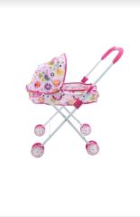 EĞLENCELİ OYUNCAK METAL BEŞİKLİ TENTELİ PUSET