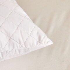 Soft Nando Yastık Alezi - Beyaz - 50x70 cm