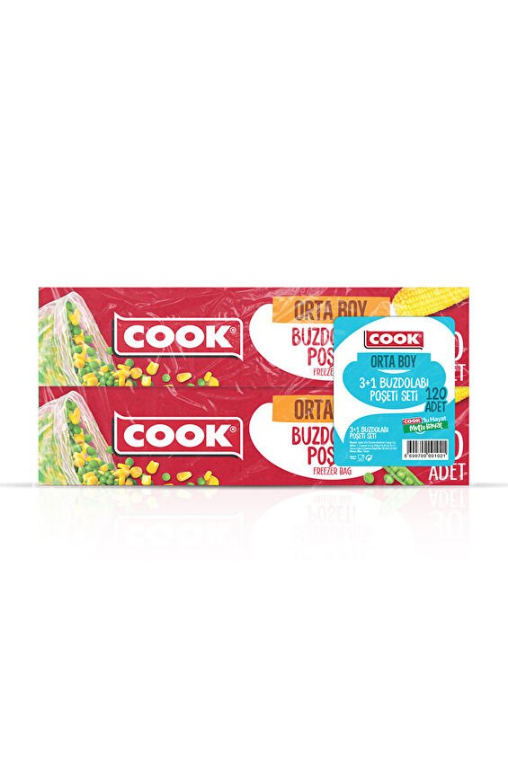 Cook Buzdolabı Poşeti (3+1) 120 Li