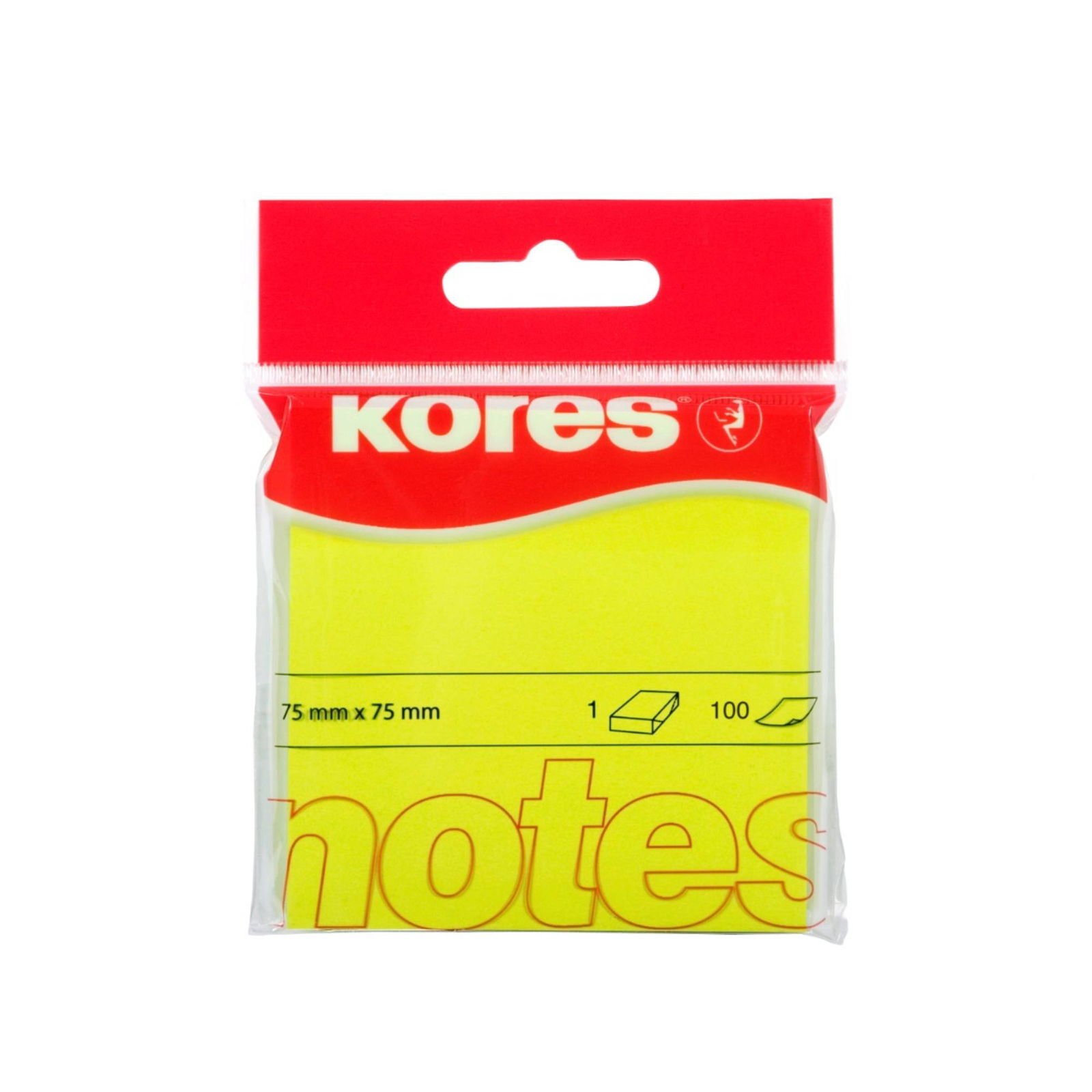 100'lü Yapışkanlı Not Kağıdı - Sarı - 7,5 cm