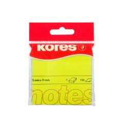 100'lü Yapışkanlı Not Kağıdı - Sarı - 7,5 cm
