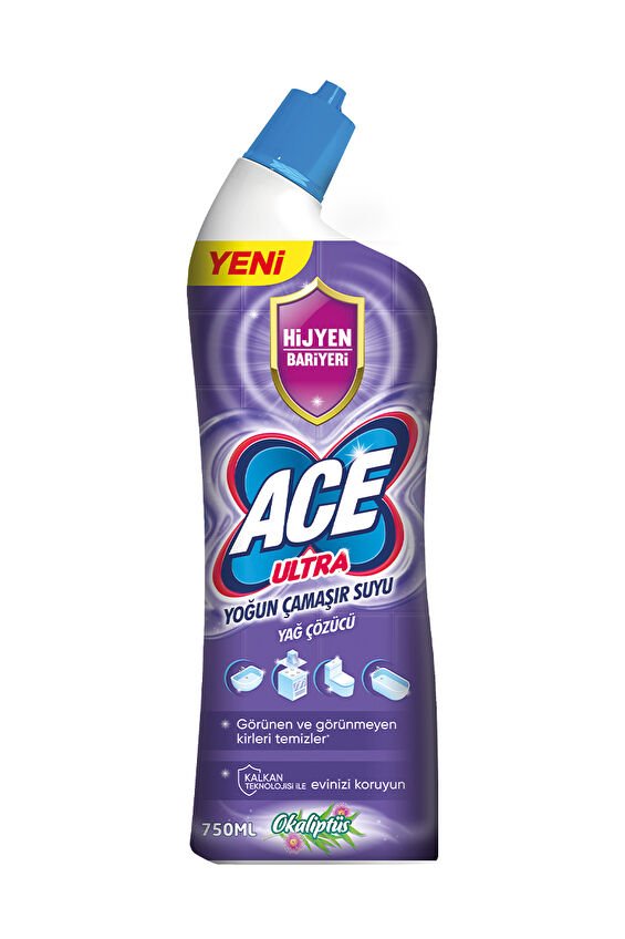 Ace Ultra Çamaşır Suyu Powerjel 750 ml Çiçek Kokulu