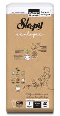Sleepy Ecologic Külot Bez 5 Beden Junior 11-20 Kg 40'lı