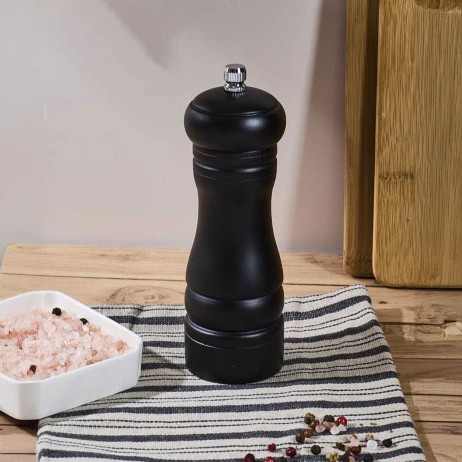 Millo Karabiber Değirmeni - Siyah - 15 cm