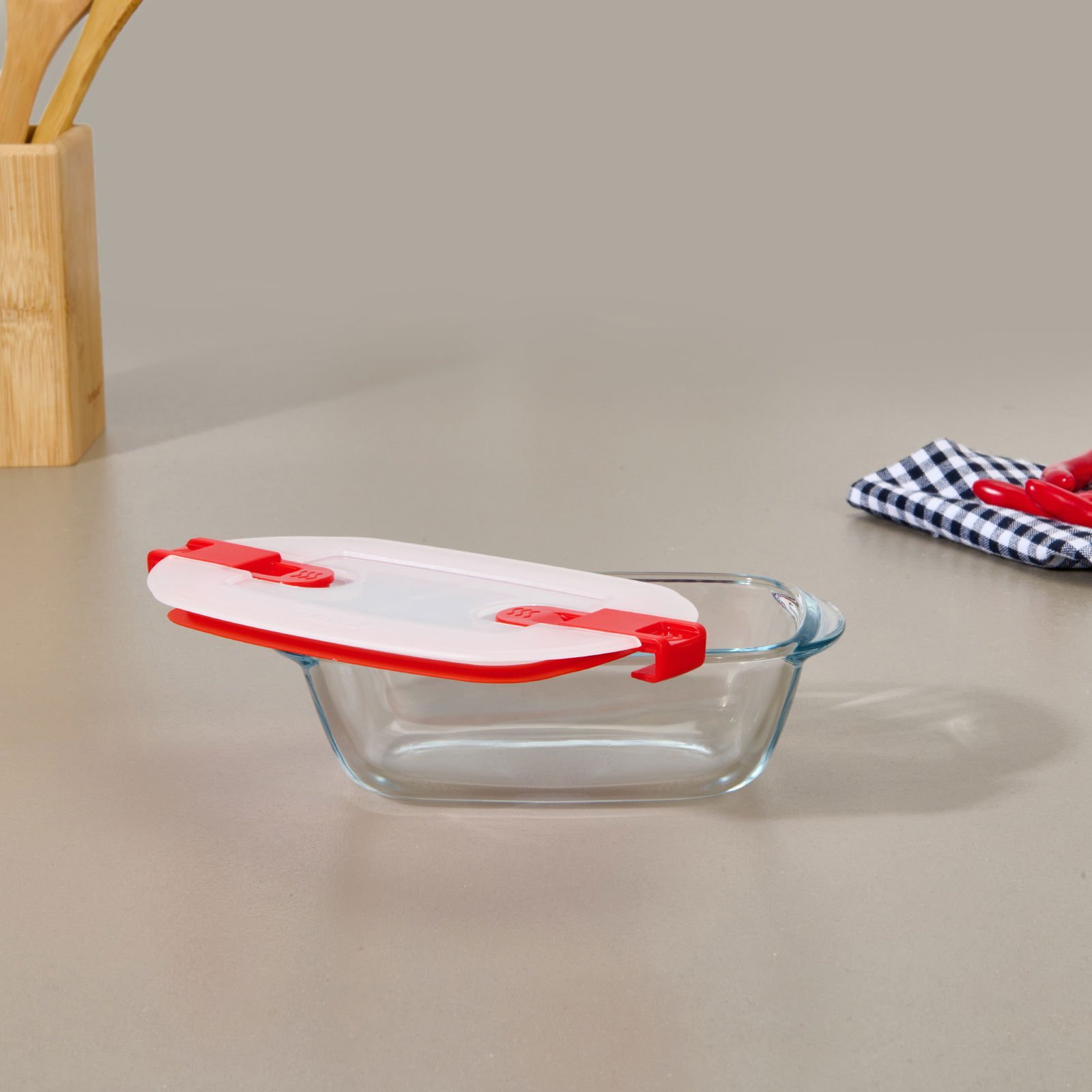 Cook  Head Dikdörtgen Kilitli Saklama Kabı - 0,4 lt