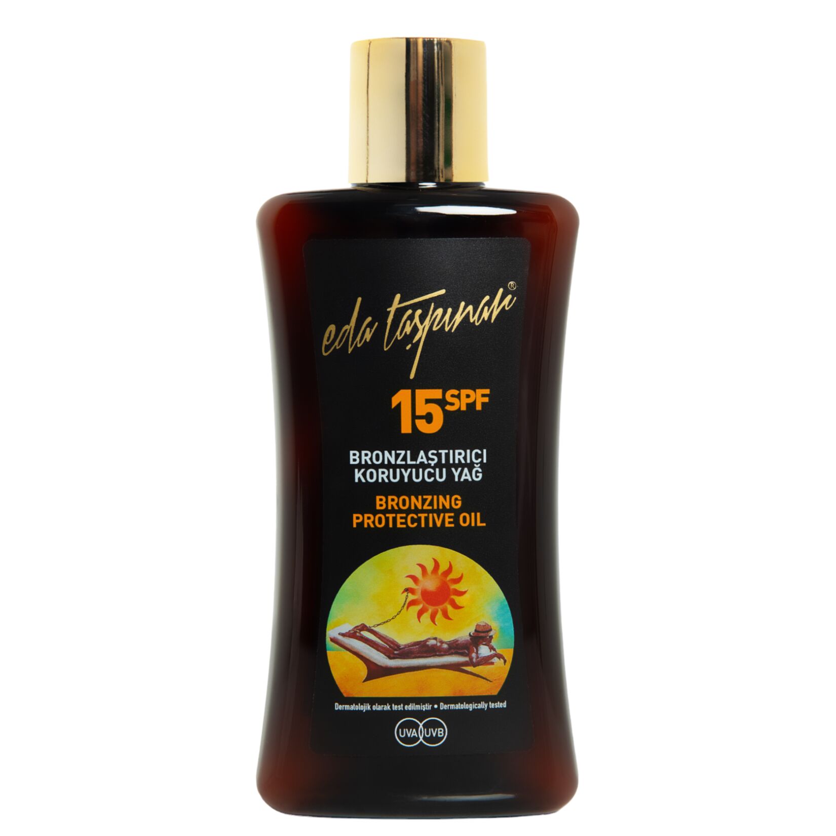 Eda Taşpınar Bronzlaştırıcı Koruyucu Yağ SPF 15 200 ml