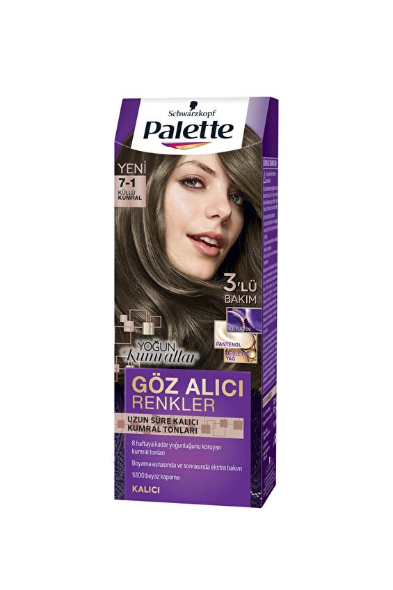 Pnc Palette Saç Boyası Göz Renkler 7-1 Cool Middle Blonde