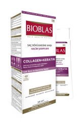 Bioblas Şampuan 360 ml Saç Dökülmesine Karşı Collagen + Keratin