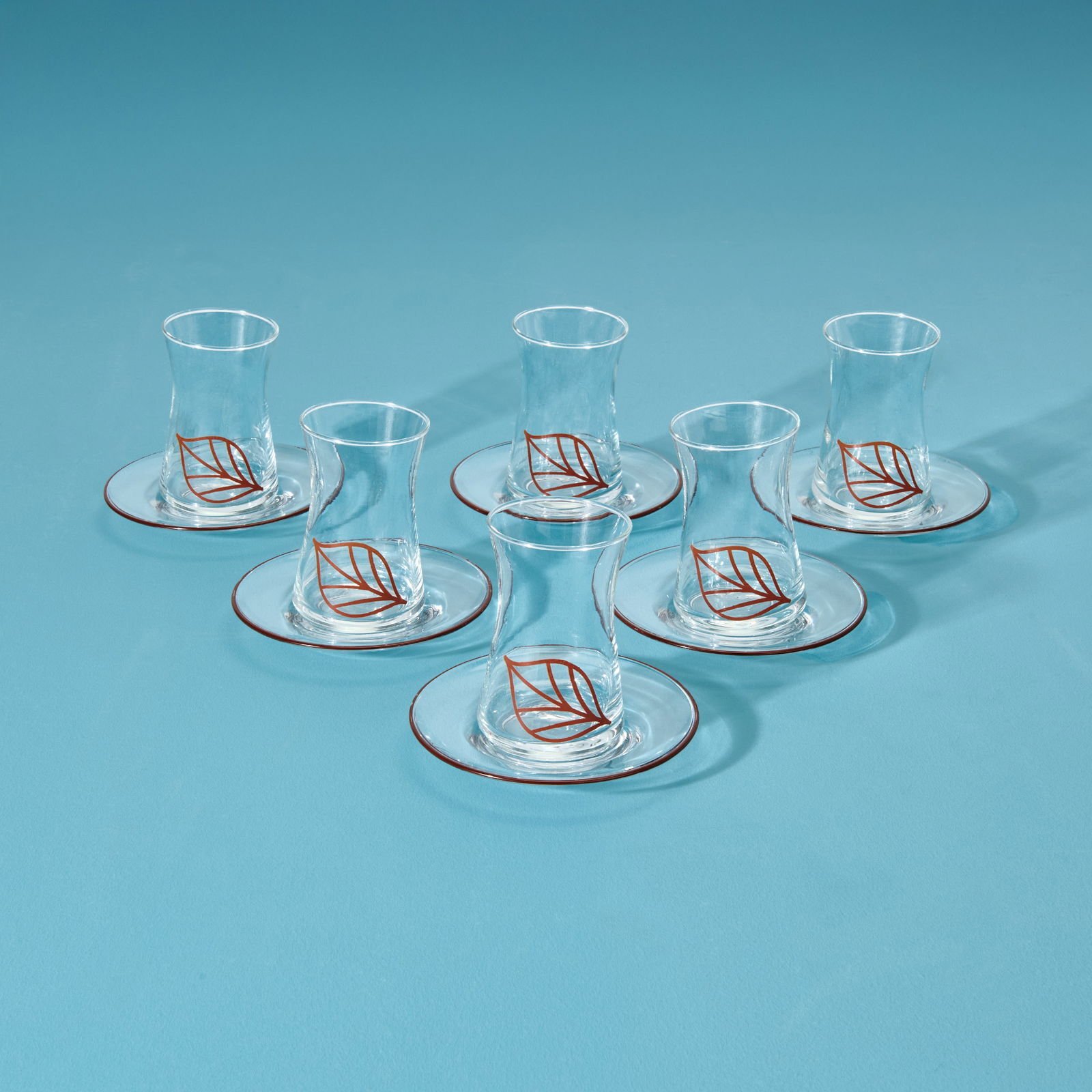 Kitchen Melagne 12 Parça Çay Seti - Renkli - 130 ml