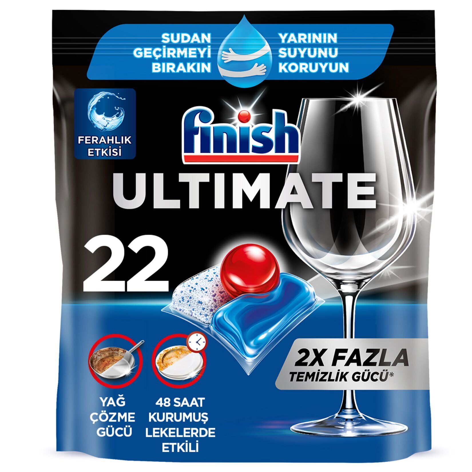 Finish Ultimate Hepsi 1 Arada 22 Tablet 283G