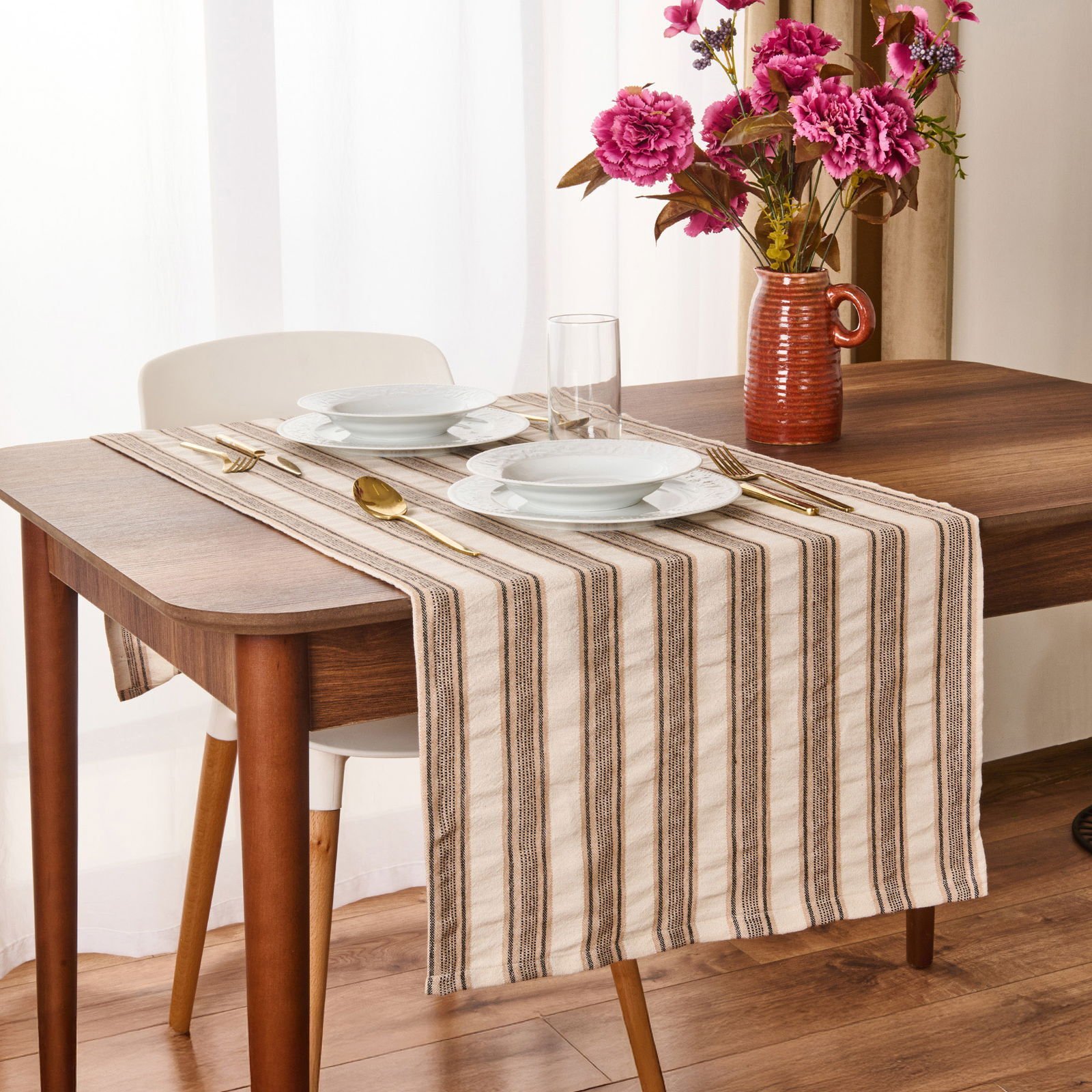 Soft Freya Runner - Ekru / Bej - 50x130 cm