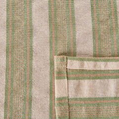 Soft Freya Runner - Yeşil / Ekru - 50x130 cm