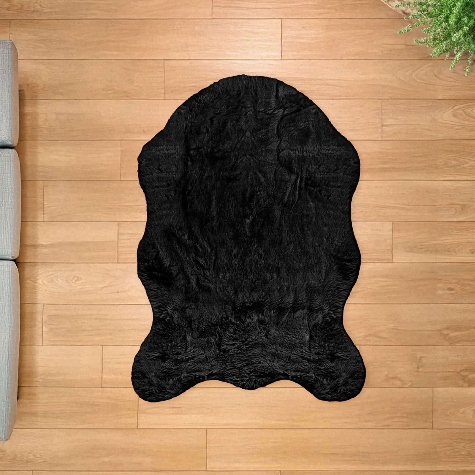 Halı Post Halı - Siyah - 75x100 cm