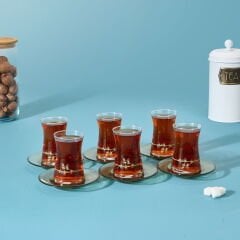 Kitchen Blad 12 Parça Çay Seti - Renkli - 130 ml