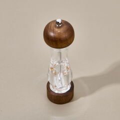 Karabiber Değirmeni - Şeffaf / Kahverengi - 21 cm