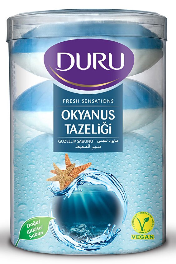 Duru Fresh Sabun 4x100 g Okyanus