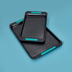 Sepal 2'li Fırın Tepsisi - Siyah / Yeşil