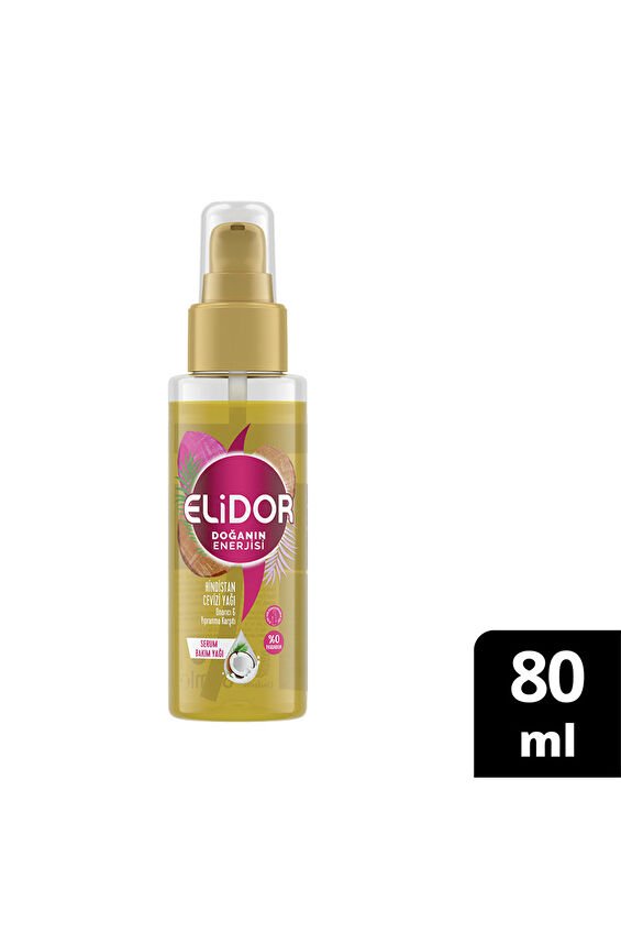 Elidor Doğanın Enerjisi Saç Bakım Yağı 80 ml Hindistan Cevizi