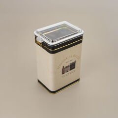 Azura Coffee Metal Saklama Kabı - Renkli - 7,5x10x15 cm