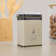 Azura Sugar Metal Saklama Kabı - Renkli - 7,5x10x15 cm