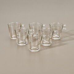 In Love Napoli 6'lı Espresso Fincanı - Şeffaf - 90 ml