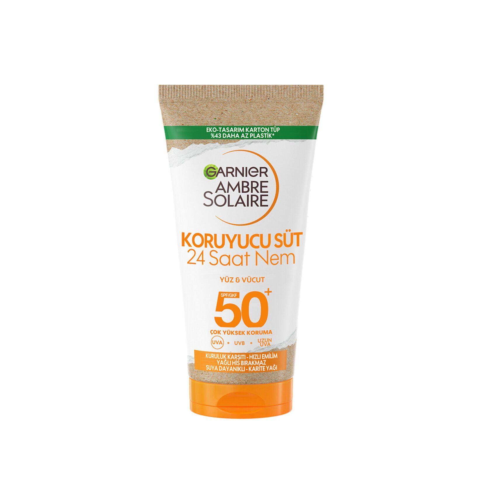 Garnier Ambre Solaire Yüksek Koruyucu Yüz  Vücut Süt SPF 50+ 50 ml