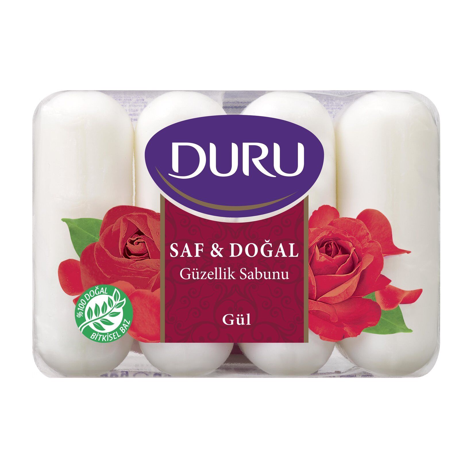 Duru Güzellik Sabunu Safdoğal Gül 4X70 G