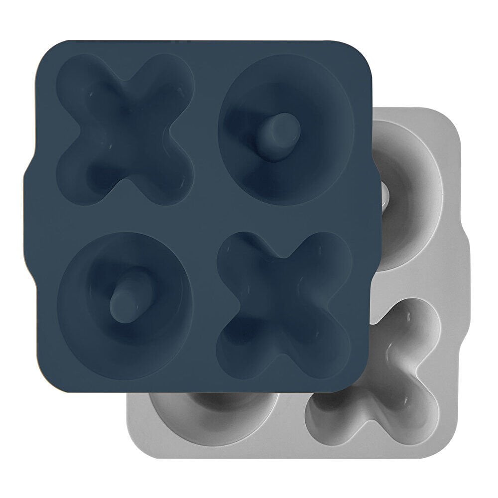 XOXO Muffin Kalıbı Deep Blue Powder Grey 1 Adet