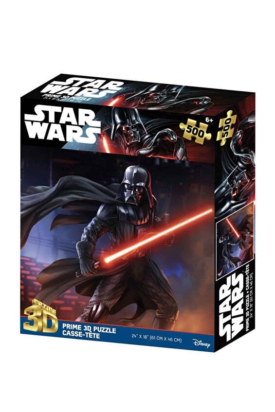 Darth Vader Star Wars Prime 3D 500 Parça Puzzle