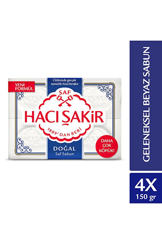Hacı Şakir Banyo Sabunu Doğal 600 g