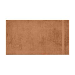 Organik Pamuk Banyo Havlusu - Kahverengi - 70x130 cm