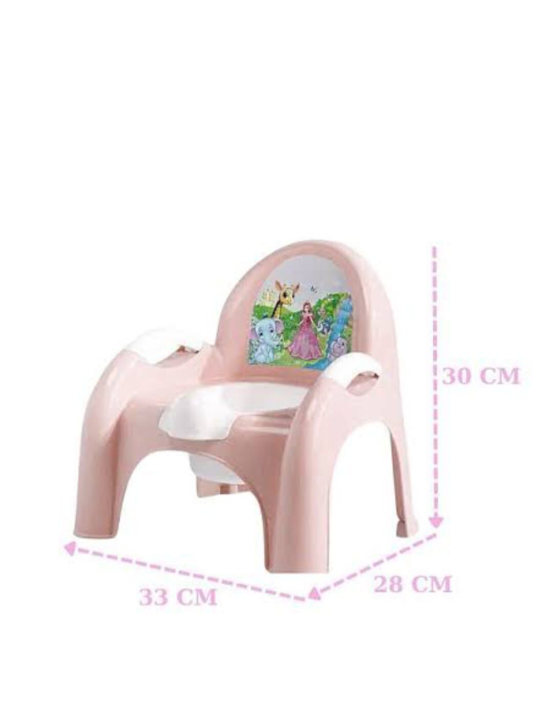 LAZIMLIK  PEMBE RENKLİ VE DESENLİ RAHAT OTURUŞ SAĞLAYAN ÇOCUK TAK ÇIKAR  LAZIMLIĞI