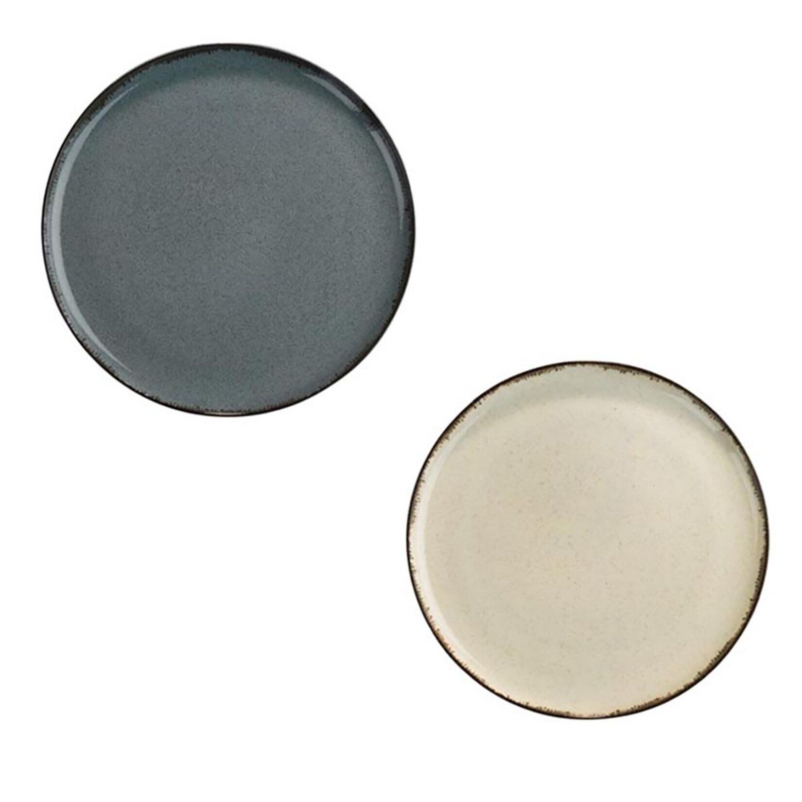 Kütahya Porselen Moderna Kase Mavi/Gri/Tarçın 15 Cm