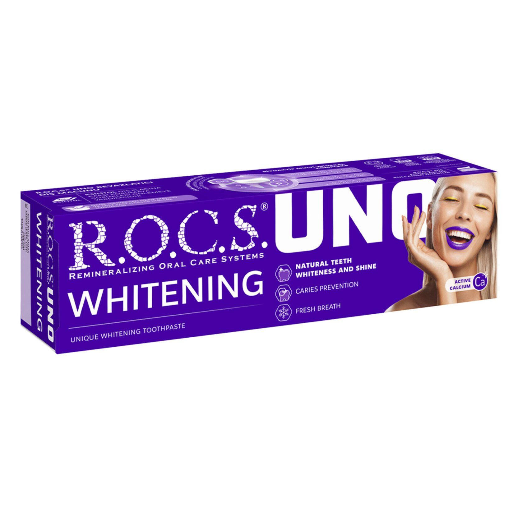 Rocs Uno Beyazlatıcı Diş Macunu 60 Ml / 74 G