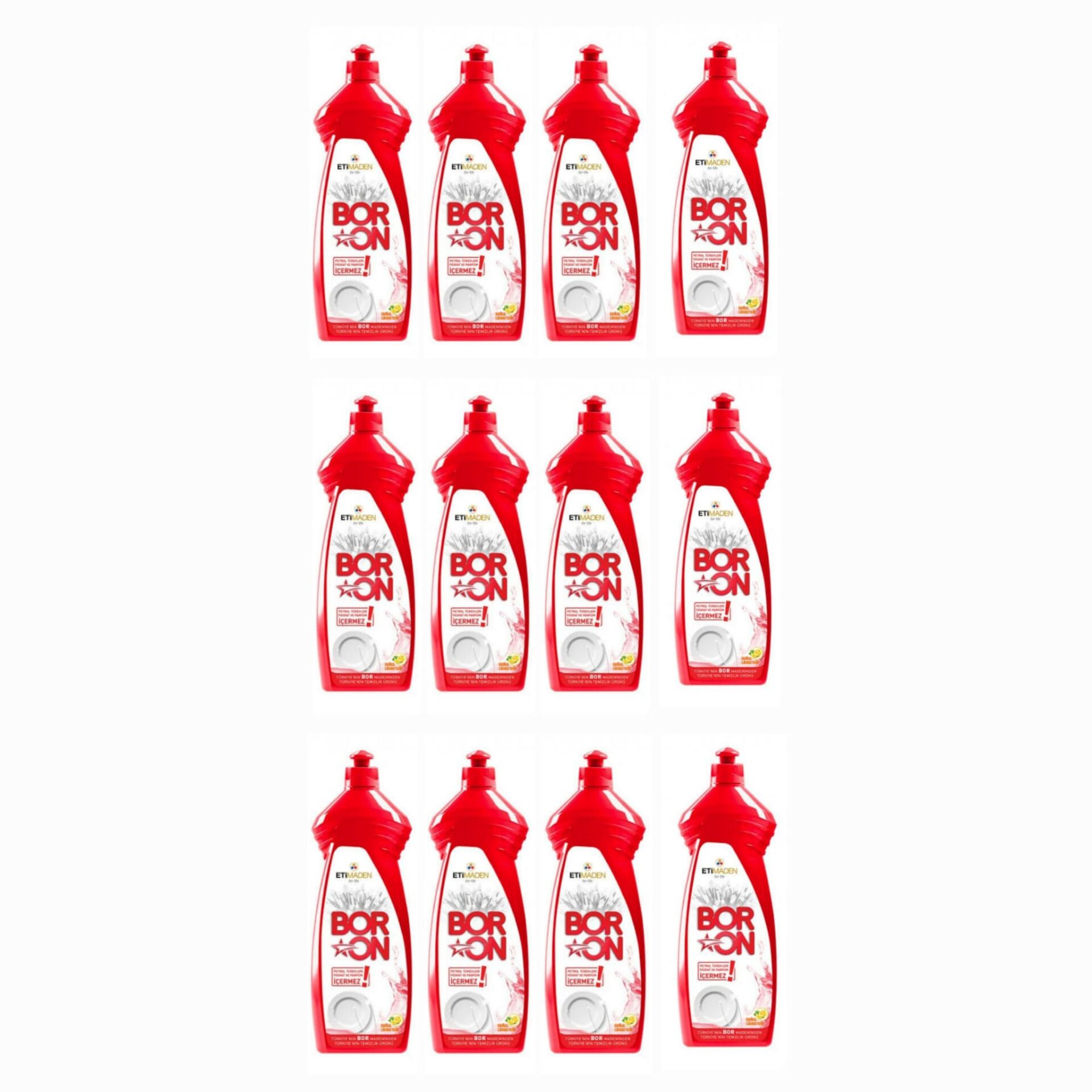 DOĞAL MİNERALLİ ELDE YIKAMA  BULAŞIK DETERJANI 12 ADET*820 ML