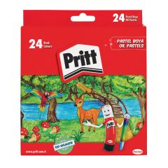 Pritt 24'Lü Pastel Boya Karton Kutulu