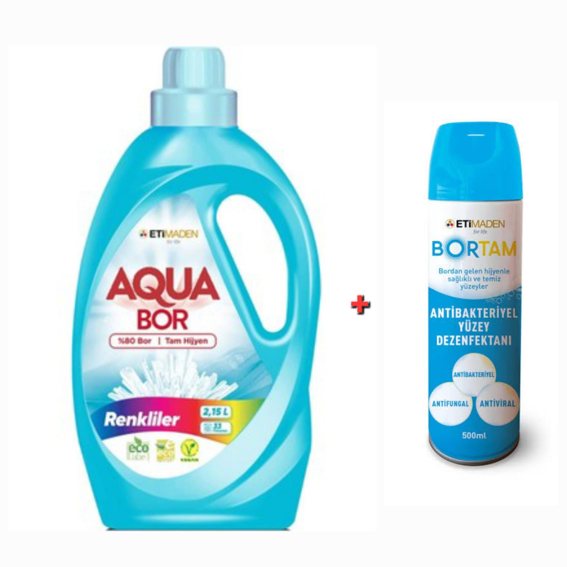 DOĞAL MİNERALLİ  RENKLİLER İÇİN SIVI ÇAMAŞIR DETERJANI SIVI 2.15L 33 YIKAMA+ DEZENFEKTAN