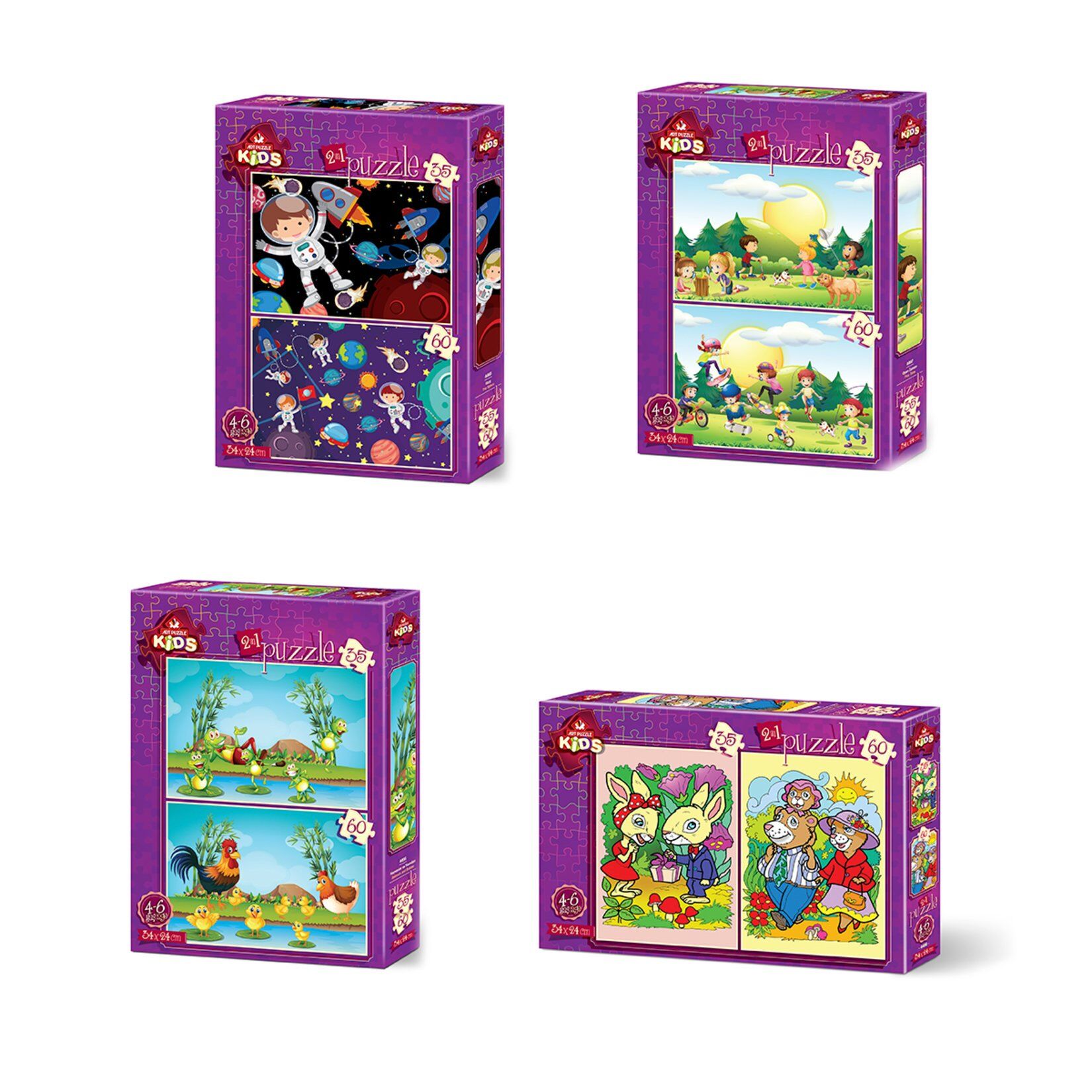 Art Kids 36+60 Parça Puzzle