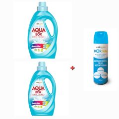 DOĞAL MİNERALLİ  RENKLİLER İÇİN SIVI ÇAMAŞIR DETERJANI SIVI 2*2.15L 66 YIKAMA+ DEZENFEKTAN